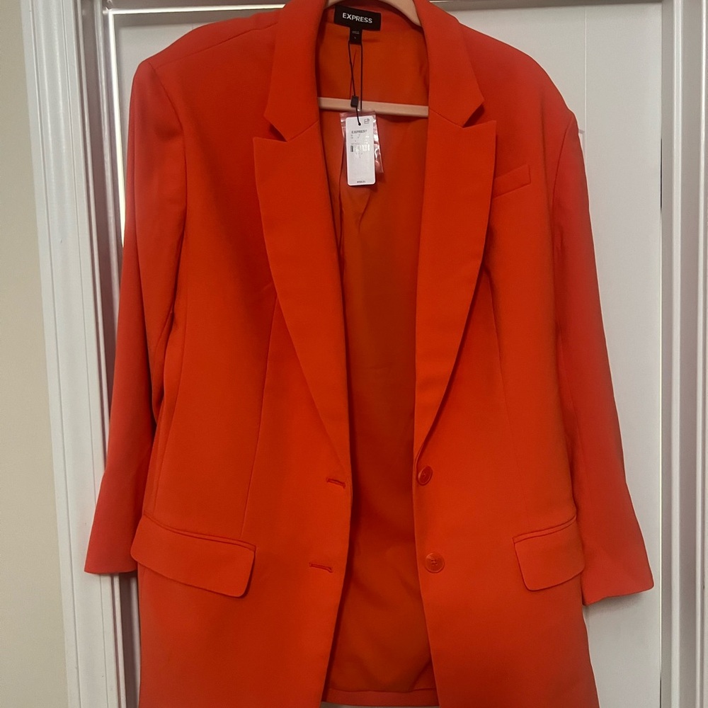 Express Orange Blazer & pants set